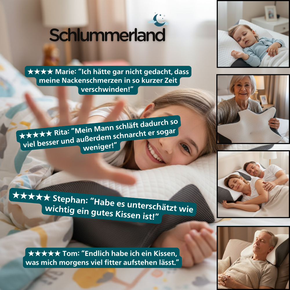 Schlummerwolke - Ergonomisches Kopfkissen